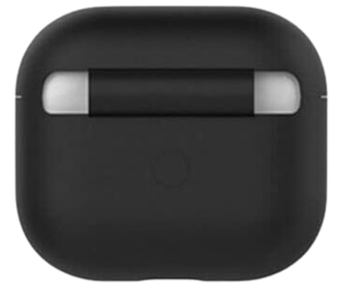 Чохол for AirPods 3 SILICONE CASE (з карабіном) Black